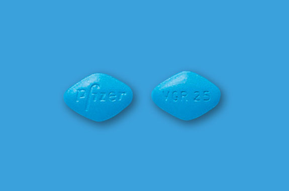 バイアグラ錠 25mg/50mg ファイザー株式会社 錠剤写真