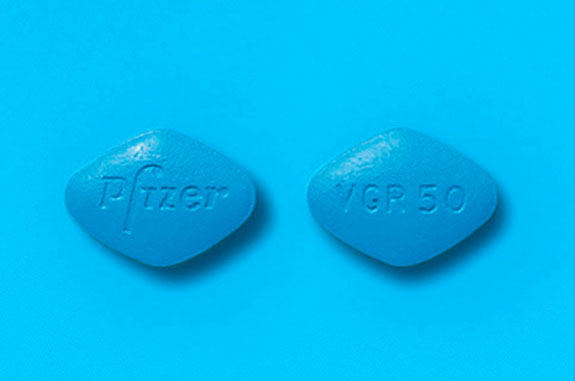 バイアグラ錠 25mg/50mg ファイザー株式会社 錠剤写真