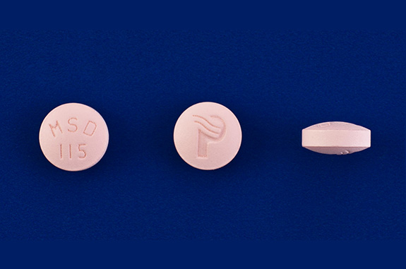 プロペシア(R)錠1mg MSD株式会社 錠剤画像